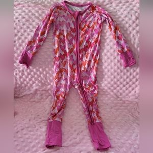 Pink Watercolor Hearts Zippy